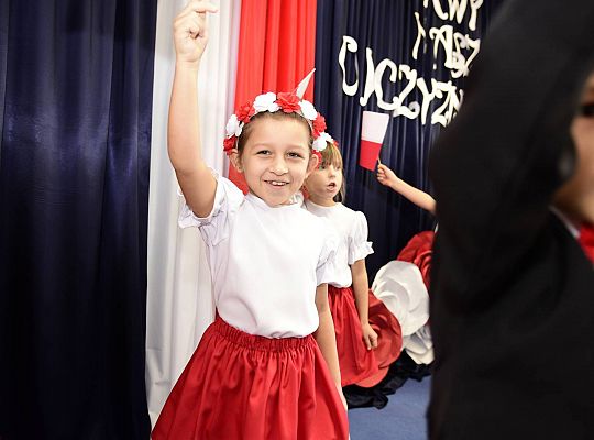 Uroczysty apel w wykonaniu Gr IV z okazji Odzyskania Niepodległości