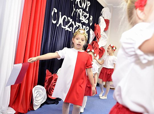 Uroczysty apel w wykonaniu Gr IV z okazji Odzyskania Niepodległości