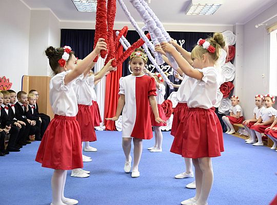 Uroczysty apel w wykonaniu Gr IV z okazji Odzyskania Niepodległości