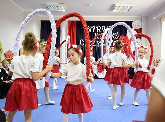 Uroczysty apel w wykonaniu Gr IV z okazji Odzyskania Niepodległości