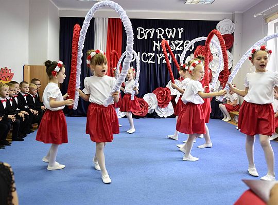 Uroczysty apel w wykonaniu Gr IV z okazji Odzyskania Niepodległości