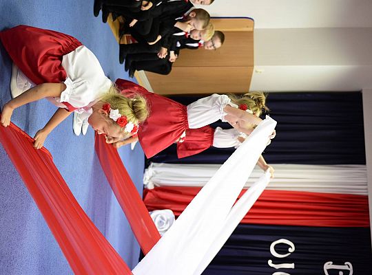 Uroczysty apel w wykonaniu Gr IV z okazji Odzyskania Niepodległości