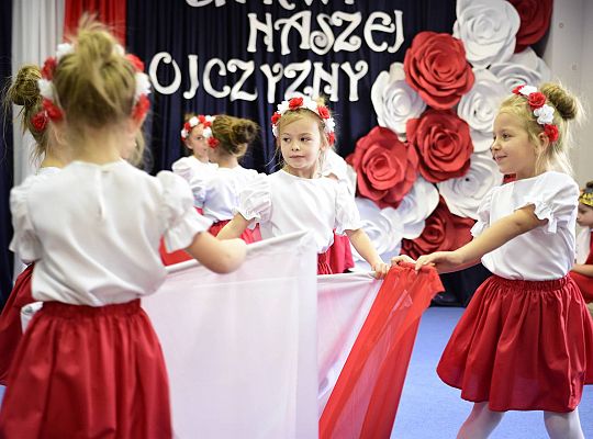 Uroczysty apel w wykonaniu Gr IV z okazji Odzyskania Niepodległości