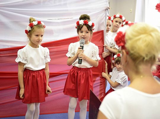 Uroczysty apel w wykonaniu Gr IV z okazji Odzyskania Niepodległości