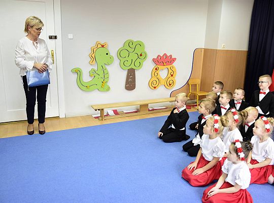 Uroczysty apel w wykonaniu Gr IV z okazji Odzyskania Niepodległości