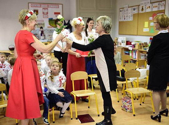 Uroczysty apel w wykonaniu Gr IV z okazji Odzyskania Niepodległości