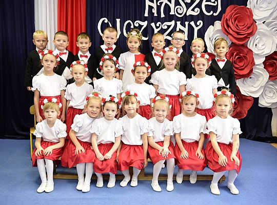 Uroczysty apel w wykonaniu Gr IV z okazji Odzyskania Niepodległości