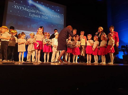 GR IV XVI Miejski Przegląd Jasełek Lębork 2020 oraz rozstrzygnięcie konkursu "Szykowna broszka- to Lęborska maska anioła"
