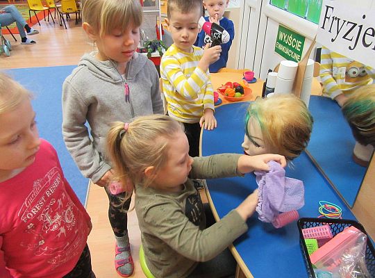 GR II Nasz nowy kącik fryzjerski