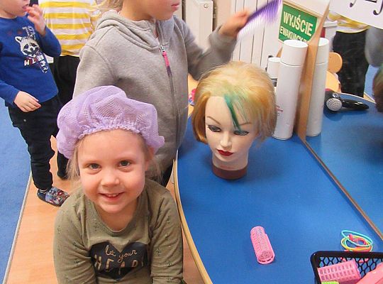 GR II Nasz nowy kącik fryzjerski