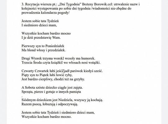 GR III Nauka z rodzicami w domku według podstawy programowej.16.03-20.03 Tydzień-Marcowa pogoda