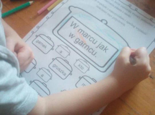 GR III Nauka z rodzicami w domku według podstawy programowej.16.03-20.03 Tydzień-Marcowa pogoda