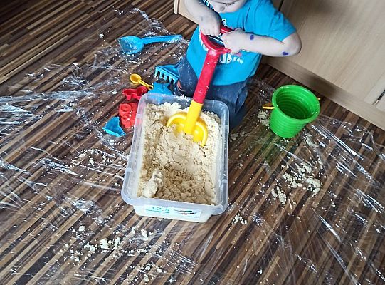 Gr I Stasiu dzielnie pracuje