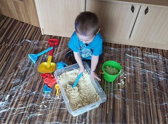 Gr I Stasiu dzielnie pracuje