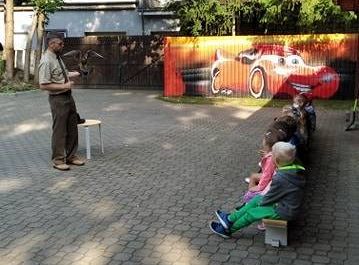 Gr III Spotkanie z myśliwym oraz sokolnikiem z Koła Łowieckiego "Głuszec"