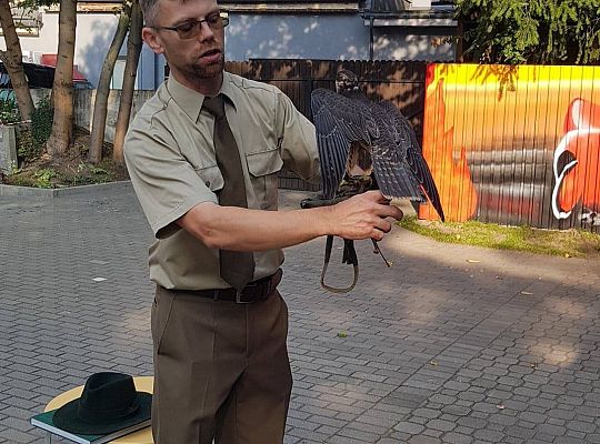 GR IV Spotkanie z myśliwym oraz sokolnikiem z Koła Łowieckiego "Głuszec"