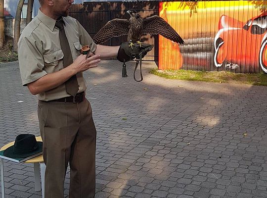 GR IV Spotkanie z myśliwym oraz sokolnikiem z Koła Łowieckiego "Głuszec"