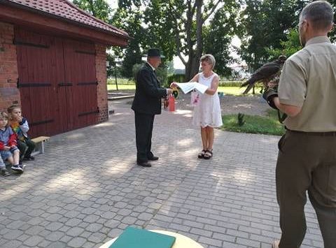 Gr II Spotkanie z sokolnikiem i myśliwym