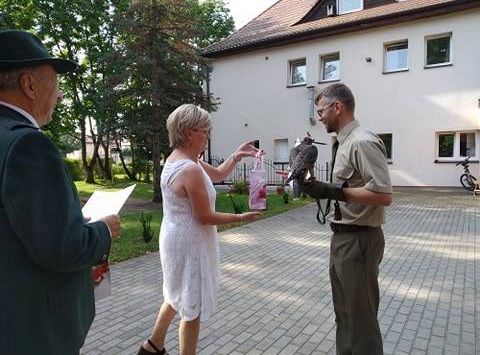 Gr II Spotkanie z sokolnikiem i myśliwym