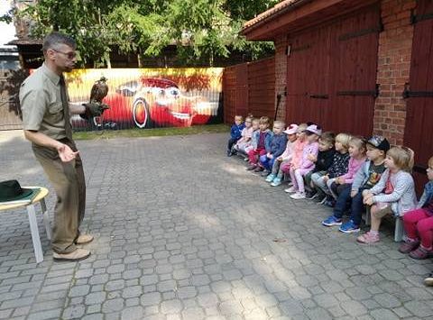 Gr II Spotkanie z sokolnikiem i myśliwym
