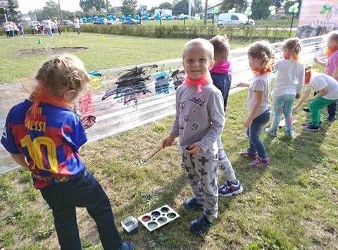 gr II Dzień Przedszkolaka- "Baw się zdrowo, na sportowo"