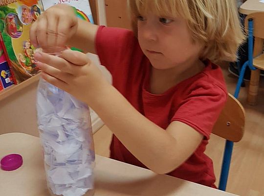 Gr II Muchomorek,muchomorek ma kapelusz w biały wzorek