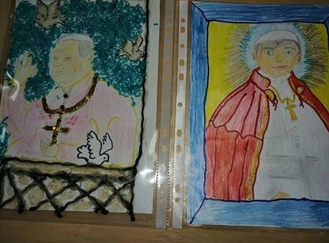 Konkurs plastyczny - "Jan Paweł II - Totus Tuus"  TRZYMAMY KCIUKI