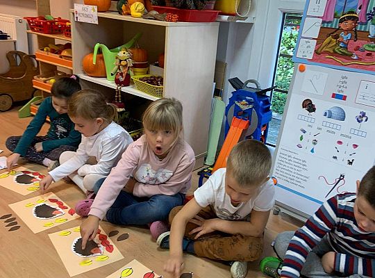 GR III Posłanie dla jeża - zabawy matematyczne