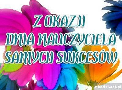 GR III Składamy serdeczne życzenia z okazji Dnia Edukacji Narodowej