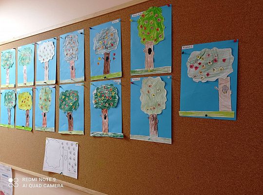 GR IV Praca techniczna "Jesienne drzewa"