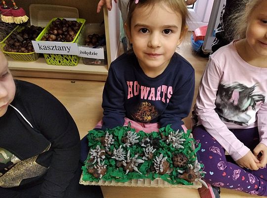 GR III Jeż - lepienie z plasteliny