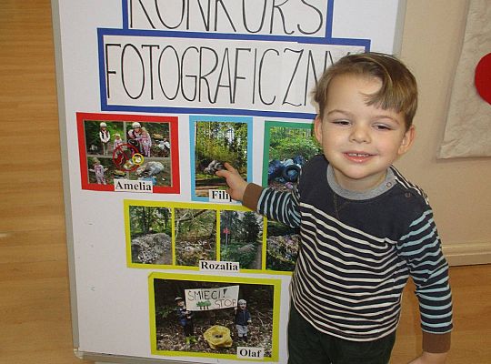 Gr.I Konkurs fotograficzny" Dzikie wysypiska śmieci" i konkurs plastyczny " Piękno naszej przyrody"