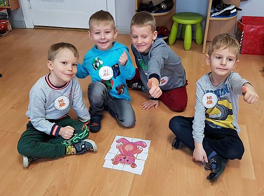 GR IV  "Dzień Pluszowego Misia" - filmik niespodzianka dla dzieci "Tygrysków"