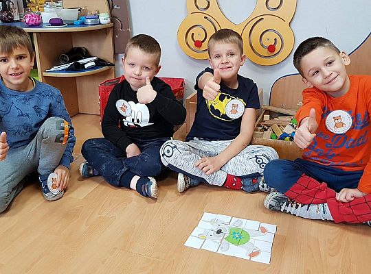 GR IV  "Dzień Pluszowego Misia" - filmik niespodzianka dla dzieci "Tygrysków"