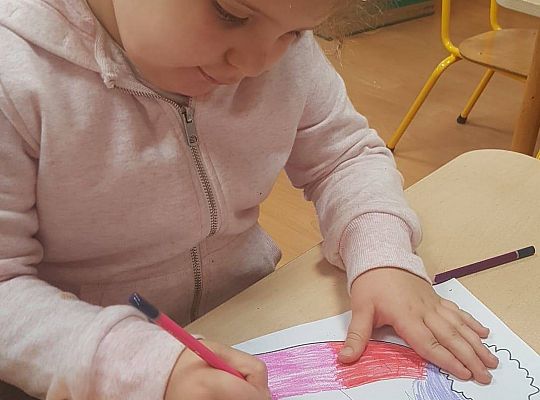 GR IV "Idzie zima" - praca plastyczna