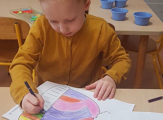 GR IV "Idzie zima" - praca plastyczna