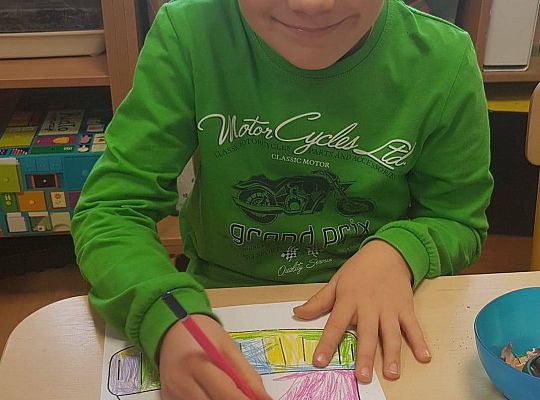 GR IV "Idzie zima" - praca plastyczna