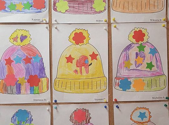 GR IV "Idzie zima" - praca plastyczna