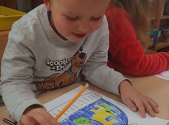 GR IV "Idzie zima" - praca plastyczna