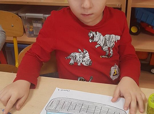 GR IV "Idzie zima" - praca plastyczna