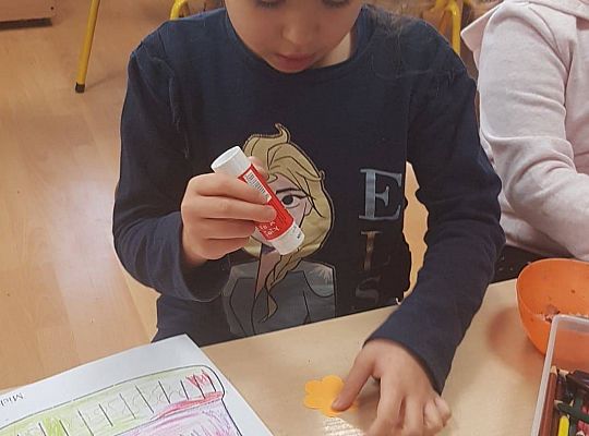 GR IV "Idzie zima" - praca plastyczna