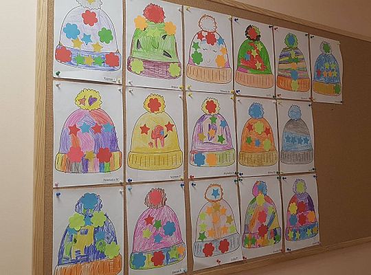 GR IV "Idzie zima" - praca plastyczna