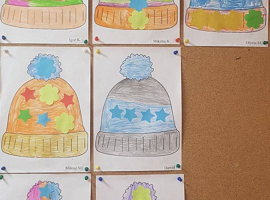 GR IV "Idzie zima" - praca plastyczna