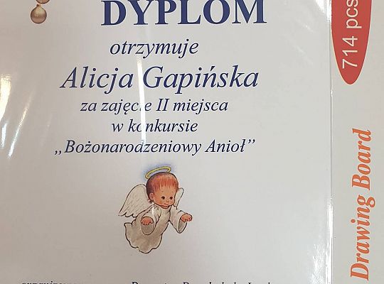 Gr. I Rozstrzygnięcie konkursu " Bożonarodzeniowy Anioł"