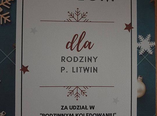 Rodzinne Kolędowanie - Wręczenie nagród