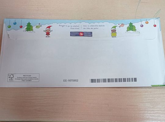 Dostaliśmy list zwrotny od Św. Mikołaja