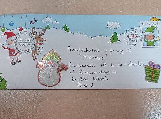 Dostaliśmy list zwrotny od Św. Mikołaja