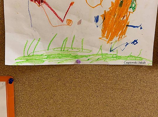 GR III Ilustracje do wiersza "Współczesny dinozaur"