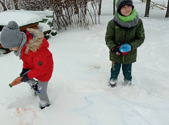 GR IV Malujemy na śniegu