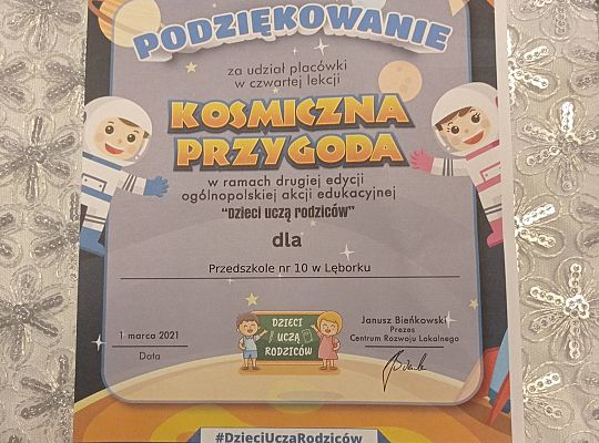GR IV Kolejna lekcja z projektu " Dzieci uczą Rodziców" za nami